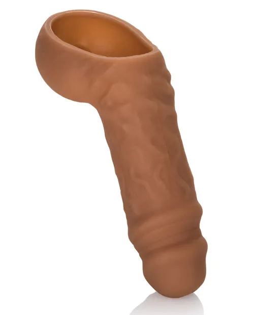 Packer Gear Female Sex Toys Packer Gear Silicone Hollow STP Chocolate