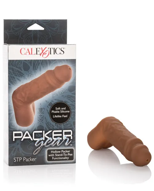 Packer Gear Female Sex Toys Packer Gear Silicone Hollow STP Chocolate