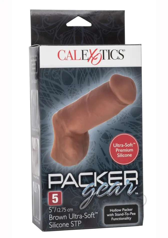 Packer Gear UltraSoft Silicone STP Hollow Packer 5in Chocolate Packer Gear Female Sex Toys Packer Gear UltraSoft Silicone STP Hollow Packer 5in Chocolate Packer Gear Female Sex Toys