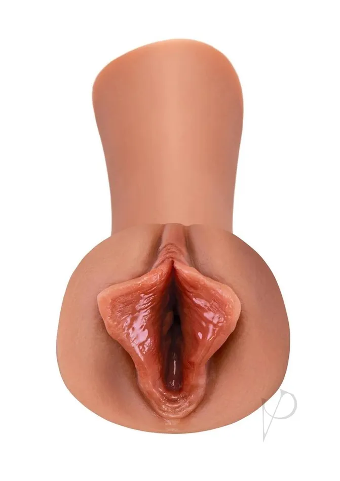 PDX Extreme Wet Pussies Luscious Lips Self Lubricating Stroker Caramel Pipedream Extreme Toyz Male Sex Toys