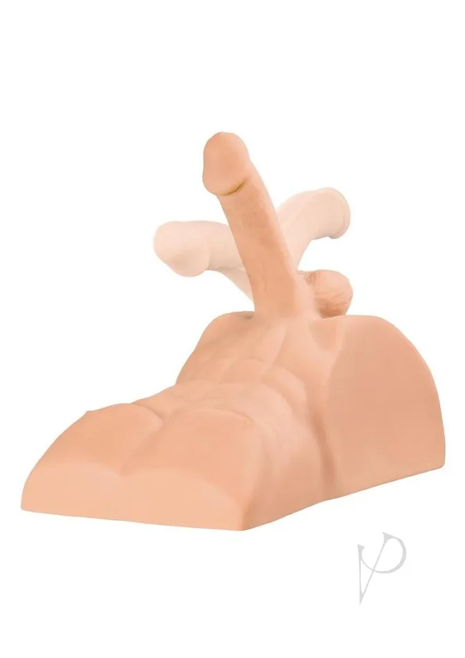 PDX Plus Perfect Ride Posable Male Masturbator Vanilla Pdx Plus Male Sex Toys