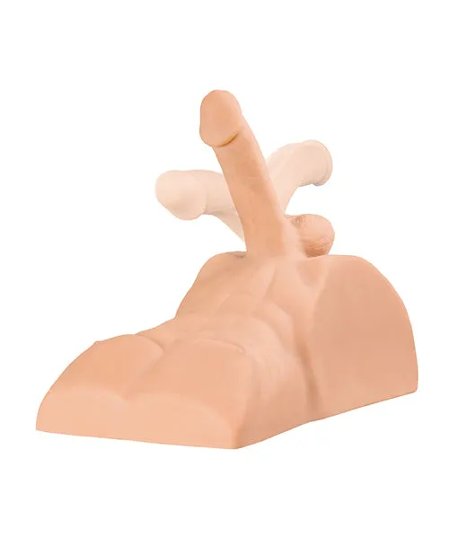 PDX Plus Perfect Ride Posable Male Masturbator Vanilla Pdx Plus Male Sex Toys