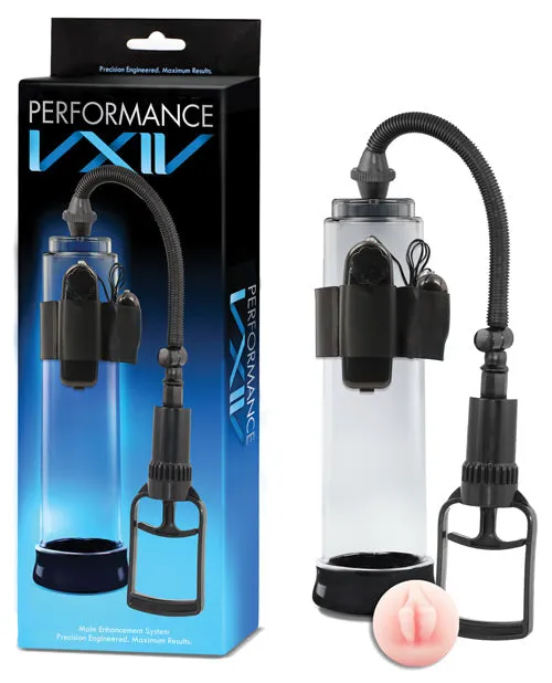 Performance Male Sex Toys Performance VX4 Male Enhancement Penis Pump System 10in Clear