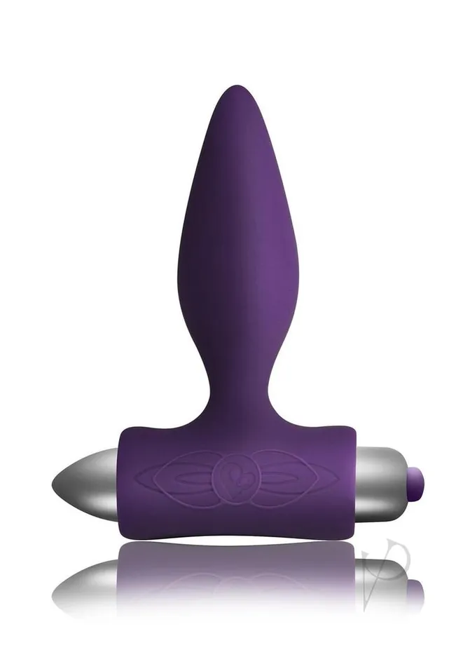Petite Sensations Silicone Vibrating Butt Plug Purple Rocks Off Anal