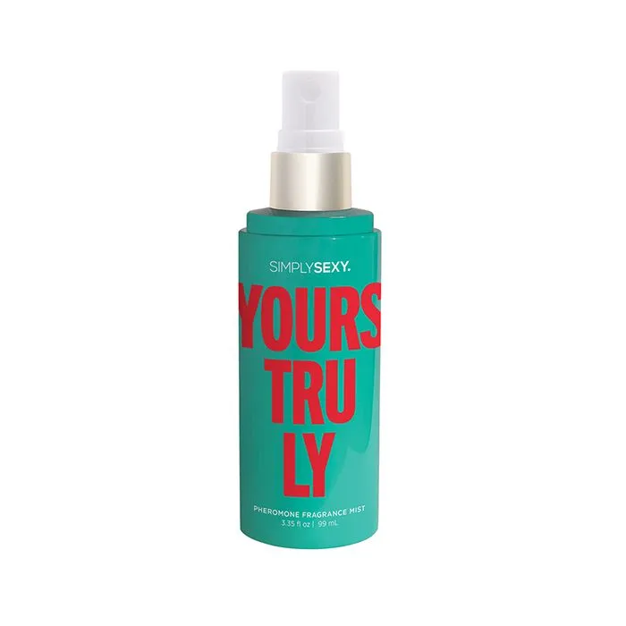 Pheromone Body Mist 335 oz Yours Truly Simply Sexy Female Sex Toys