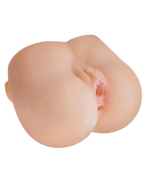 Pipedream Extreme Toyz Fuck Me Silly To Go Petite Fantasy Bubble Butt Mega Masturbator Butt and Pussy Vanilla Fuck Me Silly Male Sex Toys