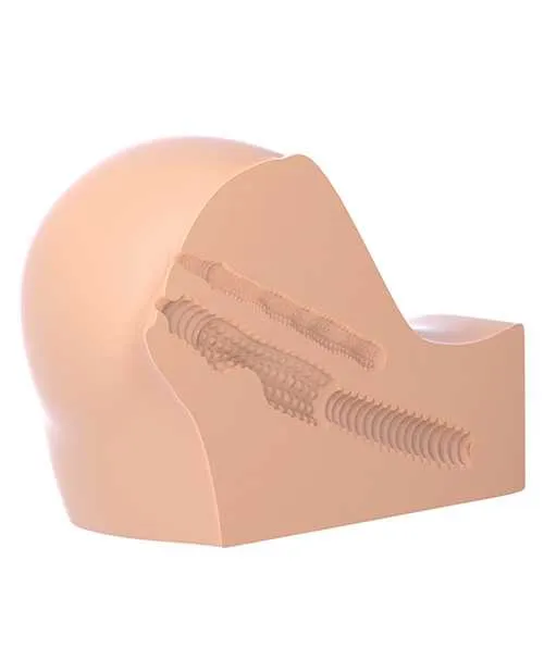 Pipedream Extreme Toyz Fuck Me Silly To Go Petite Fantasy Bubble Butt Mega Masturbator Butt and Pussy Vanilla Fuck Me Silly Male Sex Toys