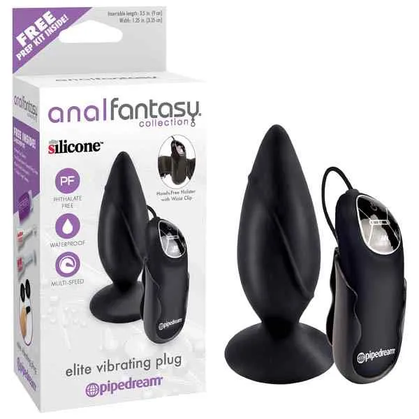 Pipedream Male Sex Toys Anal Fantasy Collection Elite Vibrating Plug