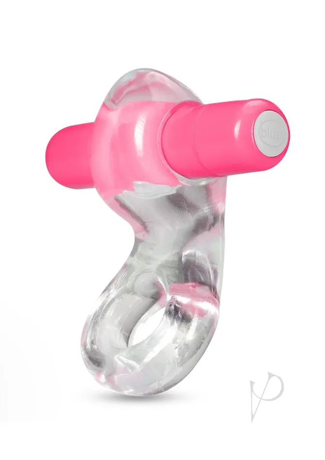 Play with Me Delight Vibrating Cock Ring Pink Play With Me By Blush Couples