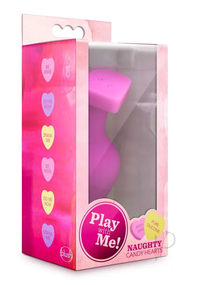 Play with Me Naughty Candy Heart Be Mine Silicone Butt Plug Pink Play With Me By Blush Anal Play with Me Naughty Candy Heart Be Mine Silicone Butt Plug Pink Play With Me By Blush Anal