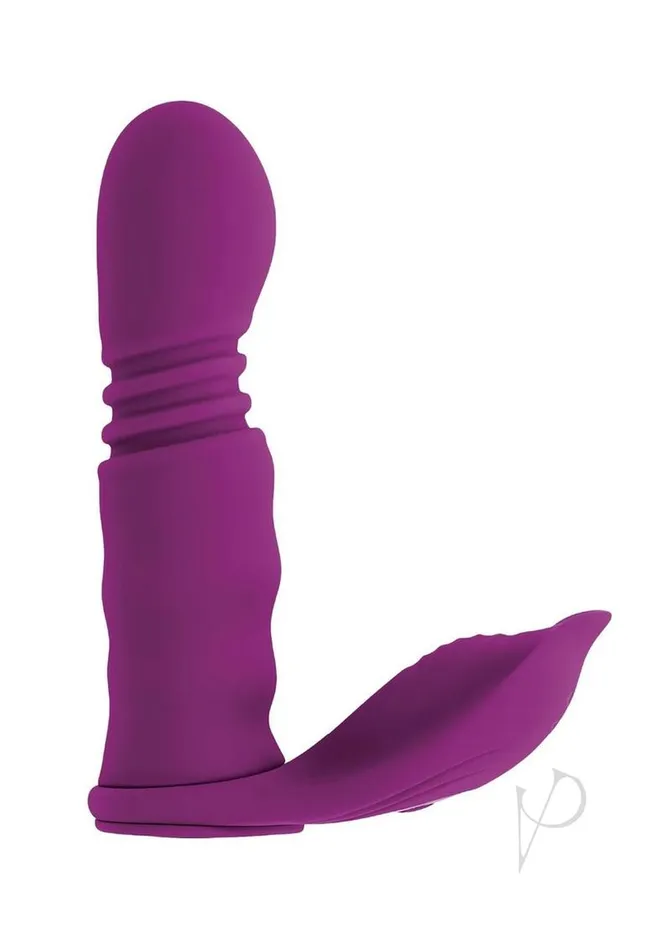 Playboy Vibrators Playboy Match Play Rechargeable Silicone Dual Vibrator Purple