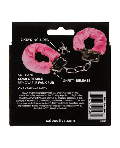 Playful Furry Cuffs Pink Playful Furry Vibrators Playful Furry Cuffs Pink Playful Furry Vibrators