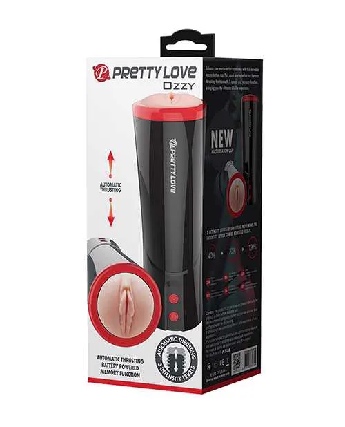 Pretty Love Male Sex Toys Pretty Love Ozzy Thrusting Male Masturbator wFlesh Sleeve Black Pretty Love Male Sex Toys Pretty Love Ozzy Thrusting Male Masturbator wFlesh Sleeve Black