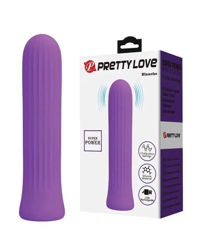 Pretty Love Vibrators Pretty Love Super Power Blanche Bullet Purple
