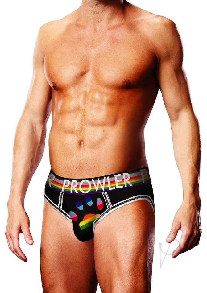Prowler Anal Prowler Black Oversized Paw Open Brief XL BlackRainbow Prowler Anal Prowler Black Oversized Paw Open Brief XL BlackRainbow