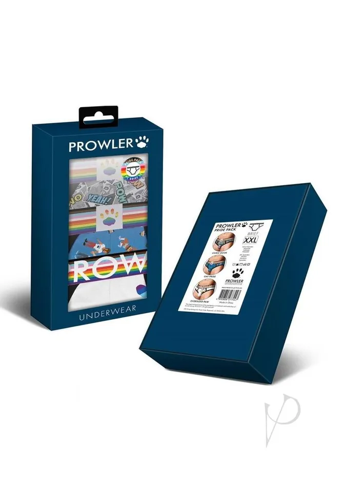 Prowler Female Sex Toys Prowler Pride Brief Collection 3 Pack XXL Multicolor Prowler Female Sex Toys Prowler Pride Brief Collection 3 Pack XXL Multicolor