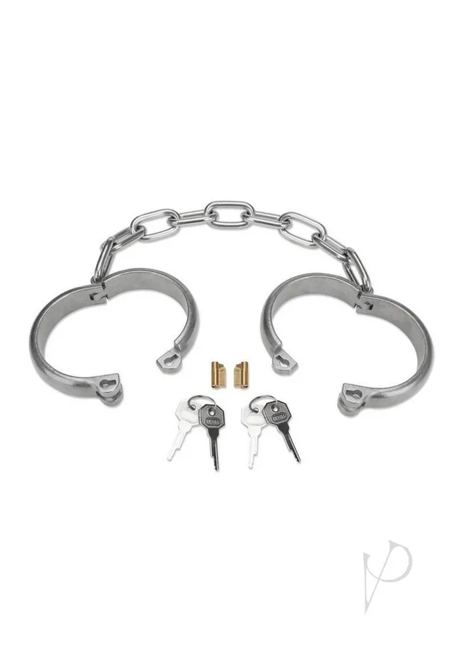 Prowler Red Anal Prowler RED Heavy Duty Metal Handcuffs Stainless Steel Prowler Red Anal Prowler RED Heavy Duty Metal Handcuffs Stainless Steel