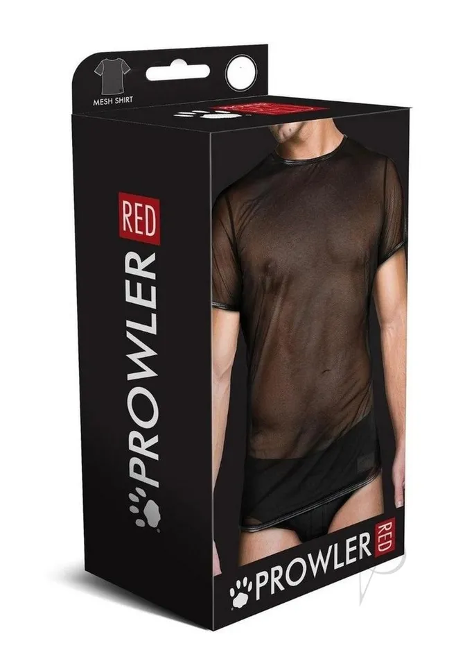 Prowler Red Anal Prowler RED Mesh Tee Shirt Small Black