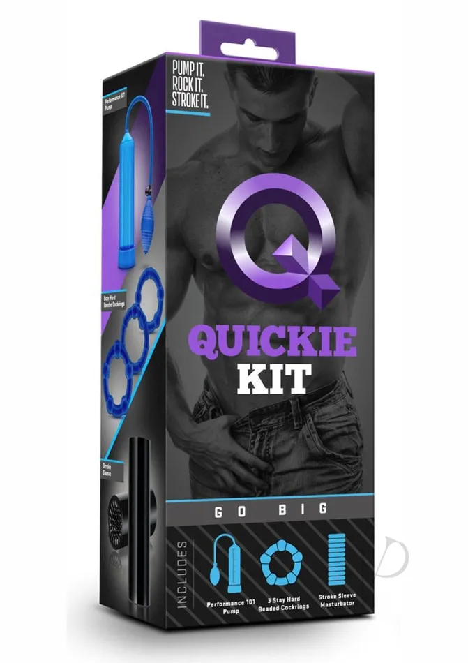 Quickie Kit Vibrators Quickie Kit Go Big Blue