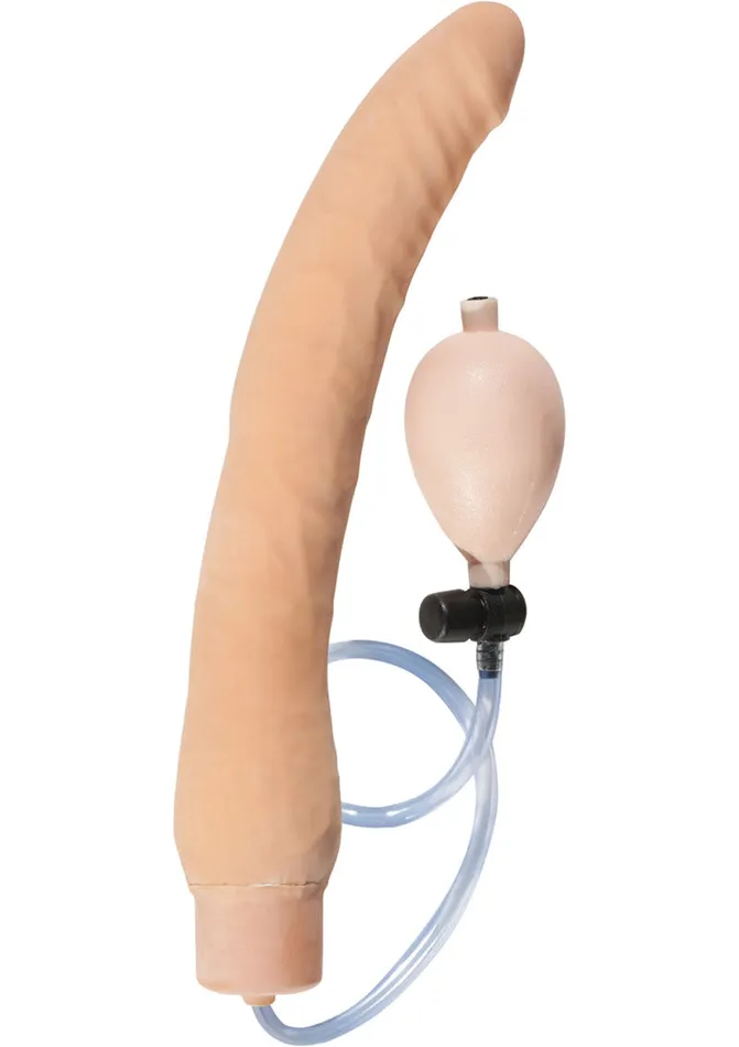 Ram Dildos Ram Inflatable Latex Dildo 12in Vanilla