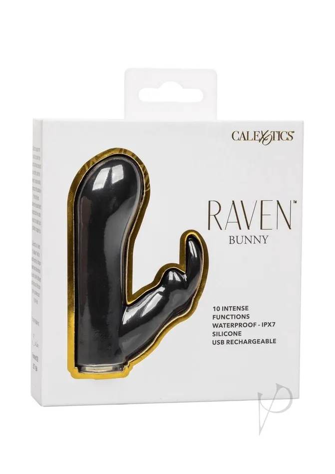 Raven Raven Bunny Rechargeable Silicone Rabbit Vibrator Black Female Sex Toys Raven Raven Bunny Rechargeable Silicone Rabbit Vibrator Black Female Sex Toys