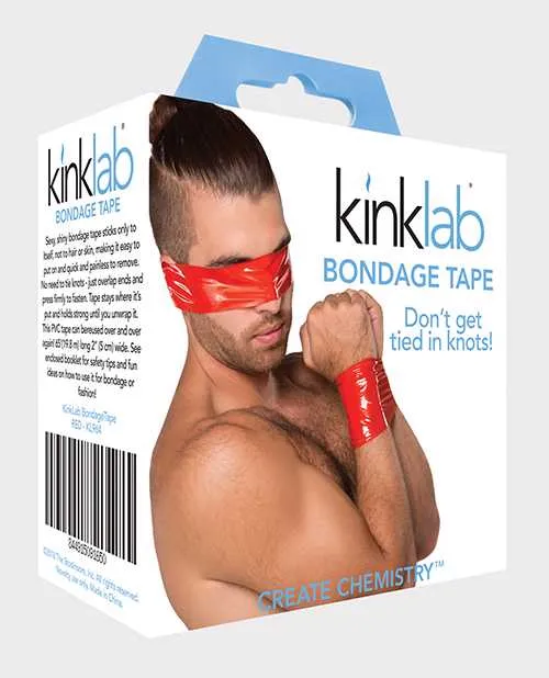 Restraints Kinklab Kinklab Bondage Tape Red Restraints Kinklab Kinklab Bondage Tape Red