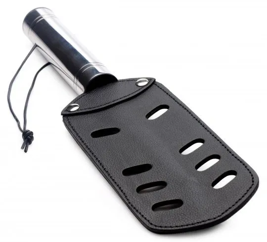 Restraints Strict Leather Paddle With Slots