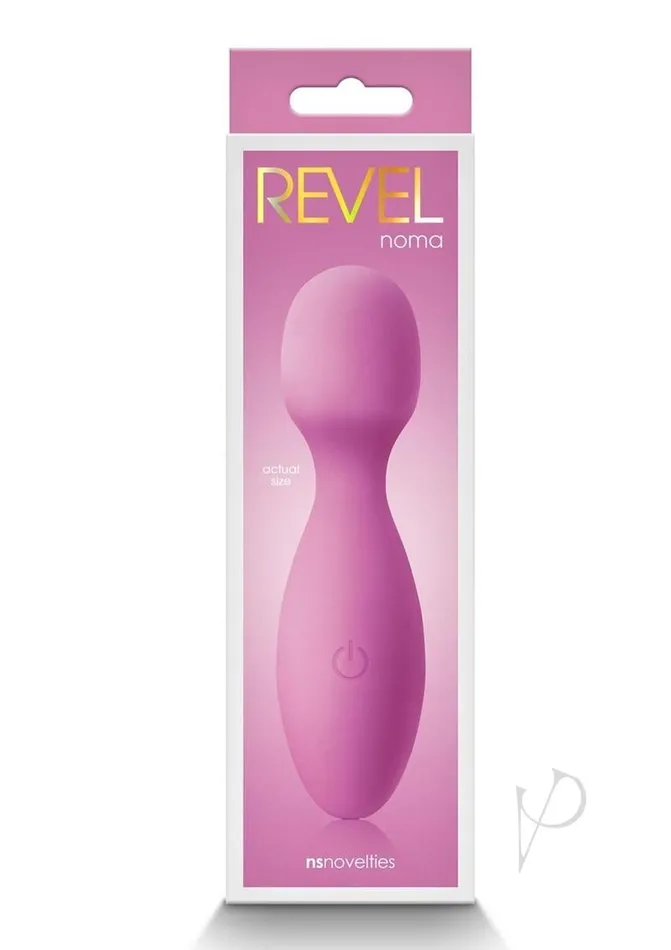 Revel Vibrators Revel Noma Rechargeable Silicone Wand Pink