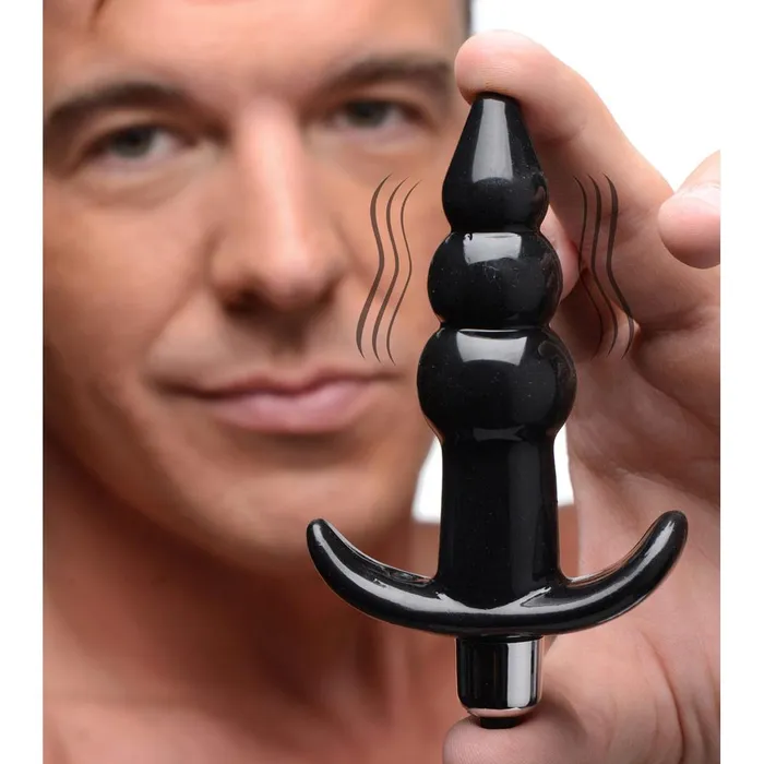Ribbed Vibrating Butt Plug Frisky Anal