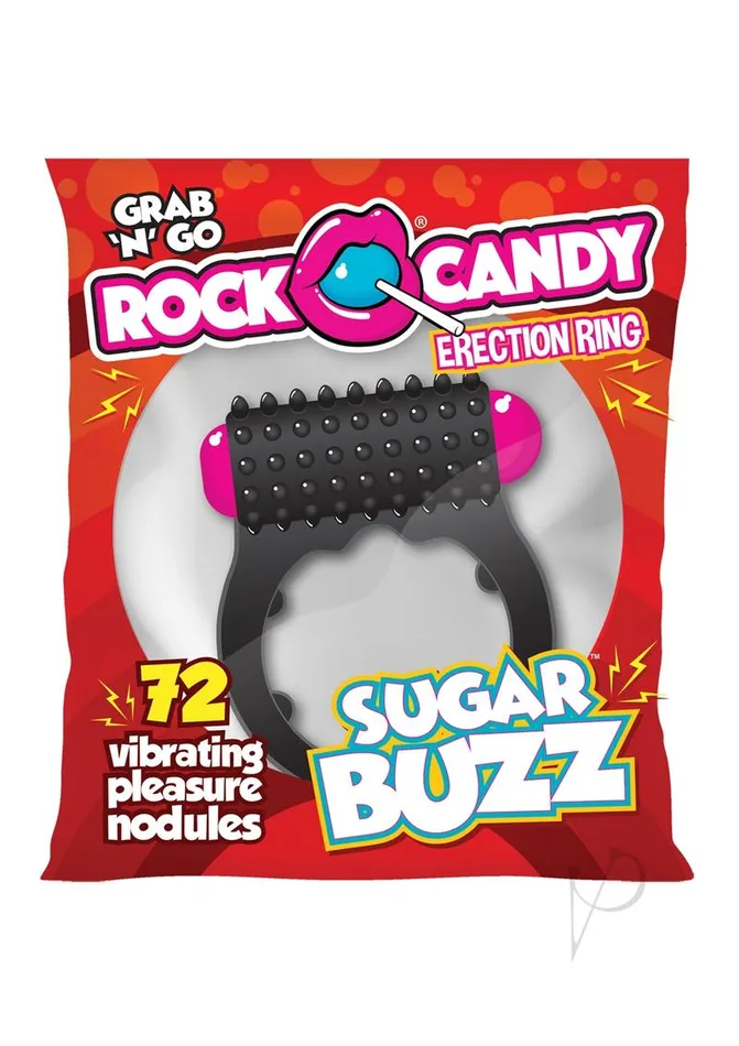 Rock Candy Toys Couples Rock Candy Sugar Buzz Vibrating Cock Ring Black