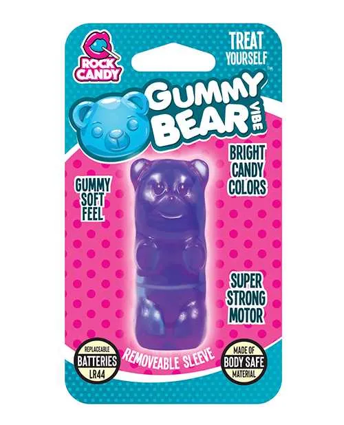Rock Candy Toys Gummy Bear Bullet Vibrator Purple Vibrators