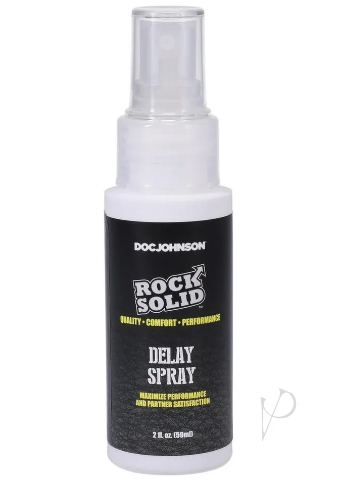 Rock Solid Delay Spray 2oz Bulk Rock Solid Vibrators