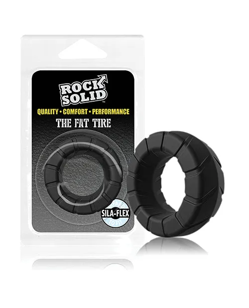 Rock Solid Male Sex Toys Rock Solid Fat Tire Silicone Cock Ring Black Rock Solid Male Sex Toys Rock Solid Fat Tire Silicone Cock Ring Black