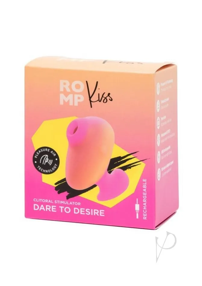 Romp Female Sex Toys Romp Kiss Rechargeable Silicone Clitoral Stimulator YellowPink Romp Female Sex Toys Romp Kiss Rechargeable Silicone Clitoral Stimulator YellowPink