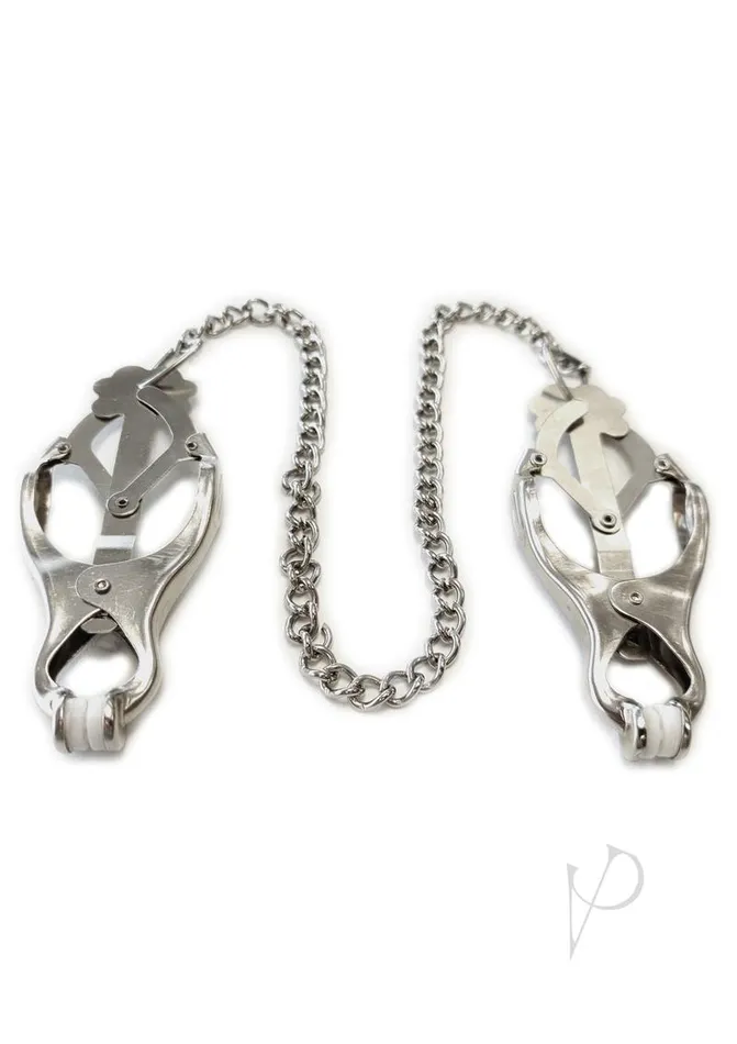 Rouge Dildos Rouge Stainless Steel Butterfly Nipple Clamps