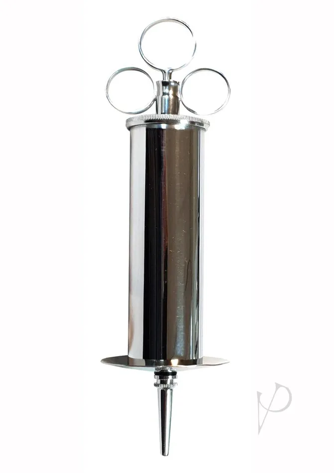 Rouge Dildos Rouge Stainless Steel Enema Syringe Silver