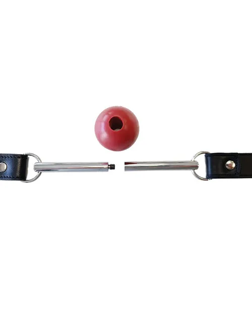 Rouge Male Sex Toys Rouge Ball Gag with Removable Ball and Stainless Steel Rod Adjustable Strap Black and Red Rouge Male Sex Toys Rouge Ball Gag with Removable Ball and Stainless Steel Rod Adjustable Strap Black and Red