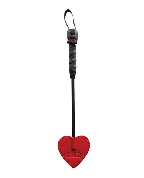 Rouge Mini Leather Spade Paddle Red Rouge Restraints Rouge Mini Leather Spade Paddle Red Rouge Restraints
