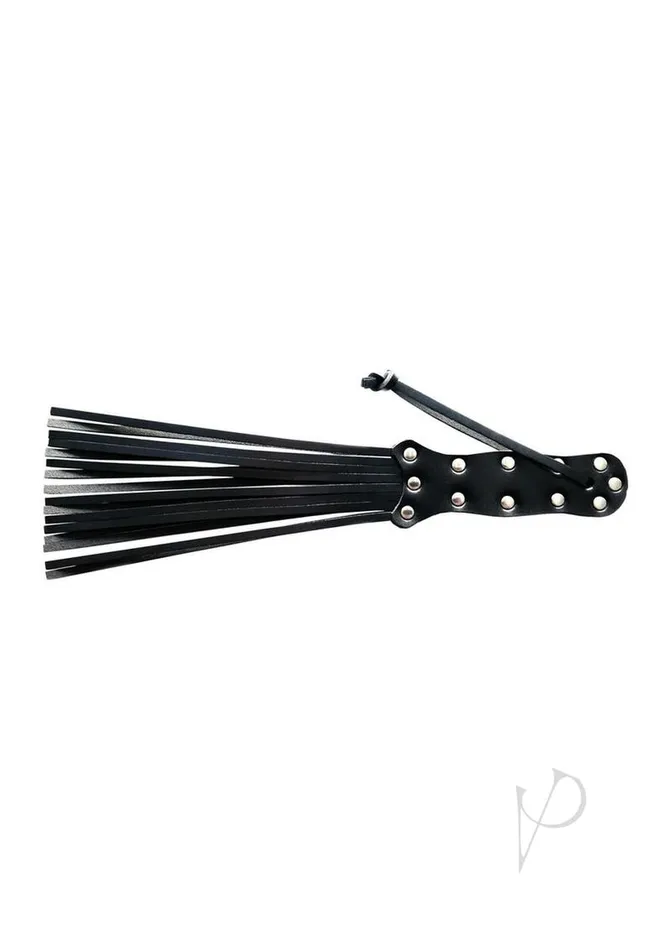 Rouge Rouge Leather Spiral Paddle Black Restraints