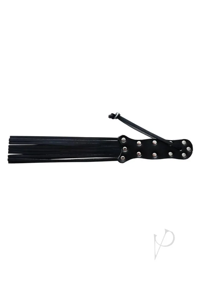 Rouge Rouge Leather Spiral Paddle Black Restraints