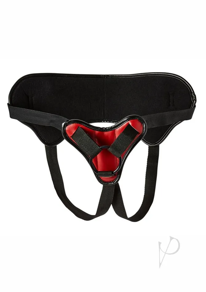 Saffron StrapOn Harness RedBlack Saffron Female Sex Toys
