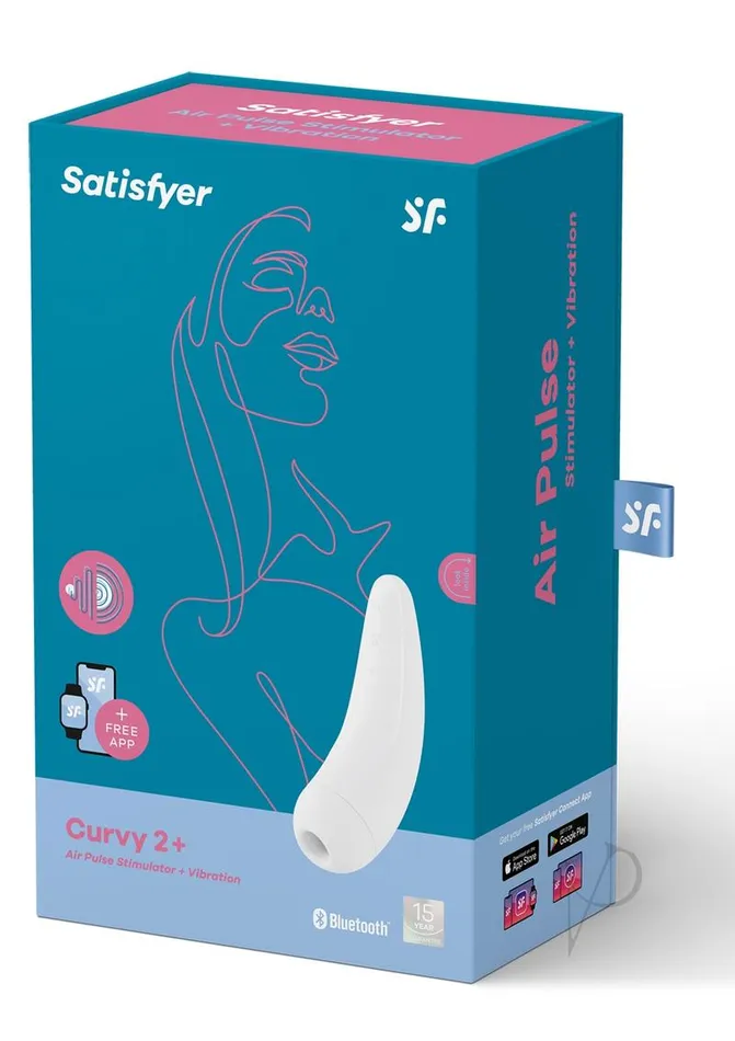 Satisfyer Curvy 2 Rechargeable Silicone Clitoral Stimulator White Satisfyer Female Sex Toys Satisfyer Curvy 2 Rechargeable Silicone Clitoral Stimulator White Satisfyer Female Sex Toys