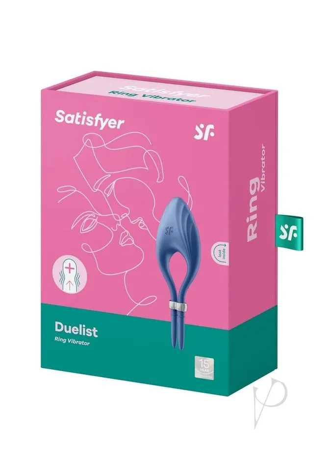 Satisfyer Duelist Silicone Vibrating Adjustable Couples Cock Tie Blue Satisfyer Vibrators Satisfyer Duelist Silicone Vibrating Adjustable Couples Cock Tie Blue Satisfyer Vibrators