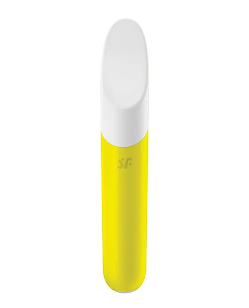 Satisfyer Female Sex Toys Satisfyer Ultra Power Bullet 7 Rechargeable Silicone Bullet Vibrator Yellow