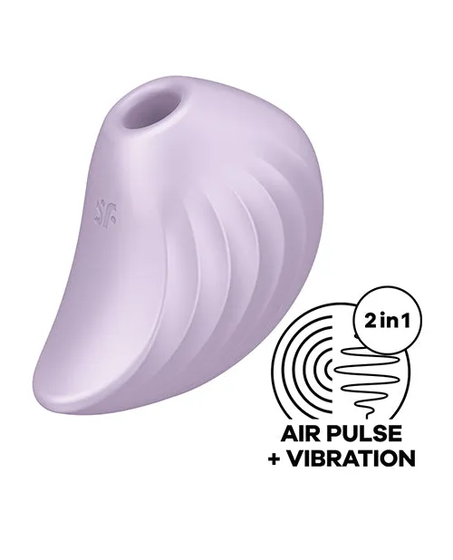 Satisfyer Pearl Diver Rechargeable Silicone Clitoral Stimulator Violet Satisfyer Female Sex Toys