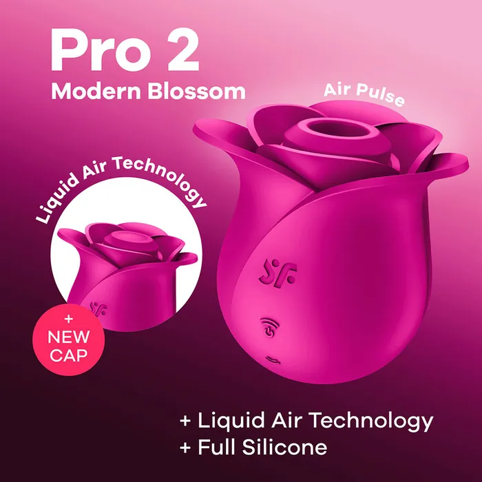 Satisfyer Pro 2 Modern Blossom Air Pulse Rose Stimulator Satisfyer Vibrators