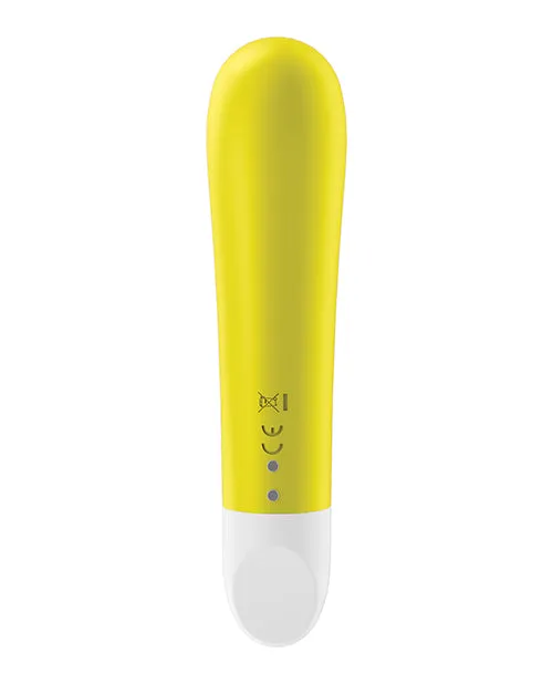 Satisfyer Ultra Power Bullet 1 Rechargeable Silicone Bullet Vibrator Yellow Satisfyer Female Sex Toys