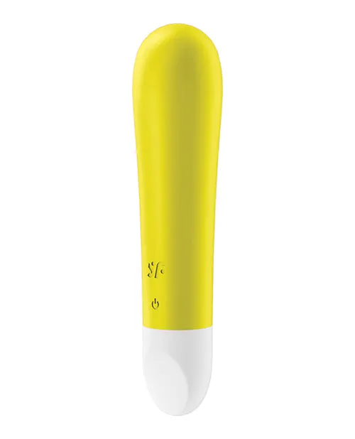 Satisfyer Ultra Power Bullet 1 Rechargeable Silicone Bullet Vibrator Yellow Satisfyer Female Sex Toys