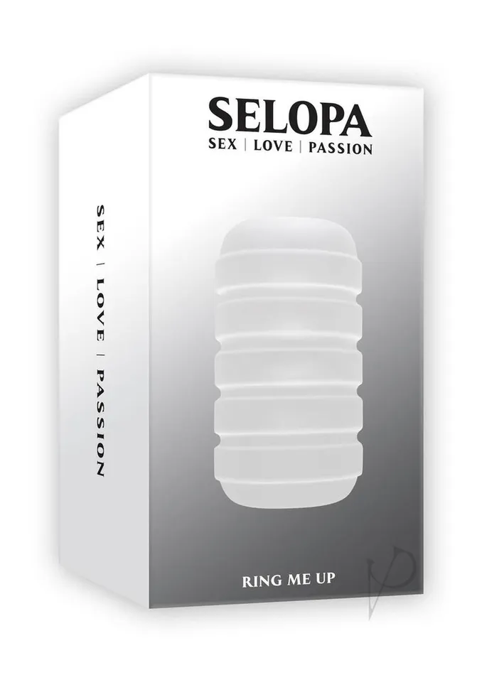Selopa Male Sex Toys Selopa Ring Me Up Dual End Stroker Clear