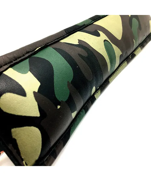 Sensual Sin Restraints Sensual Sin Leather Padded Wrist Cuffs Camo Piping Sensual Sin Restraints Sensual Sin Leather Padded Wrist Cuffs Camo Piping